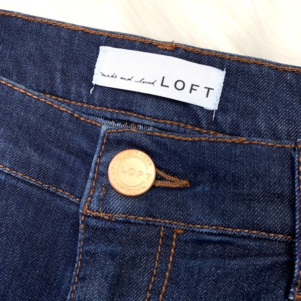 🚫SOLD!👖I•LOFT•I Modern Skinny Jeans 28x28👖 - Picture 6 of 8